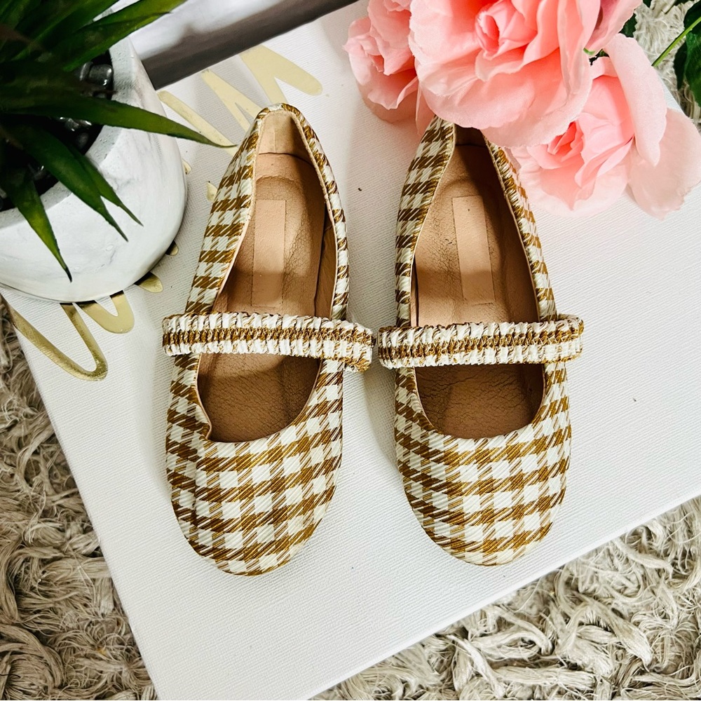 Toddler Gingham Mary Jane Flats